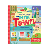 In The Town - Look, Find & Slide Children’s Book