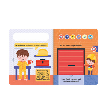 I Want To Be A Builder – Children’s Light & Sound Lift-the-Flap Book