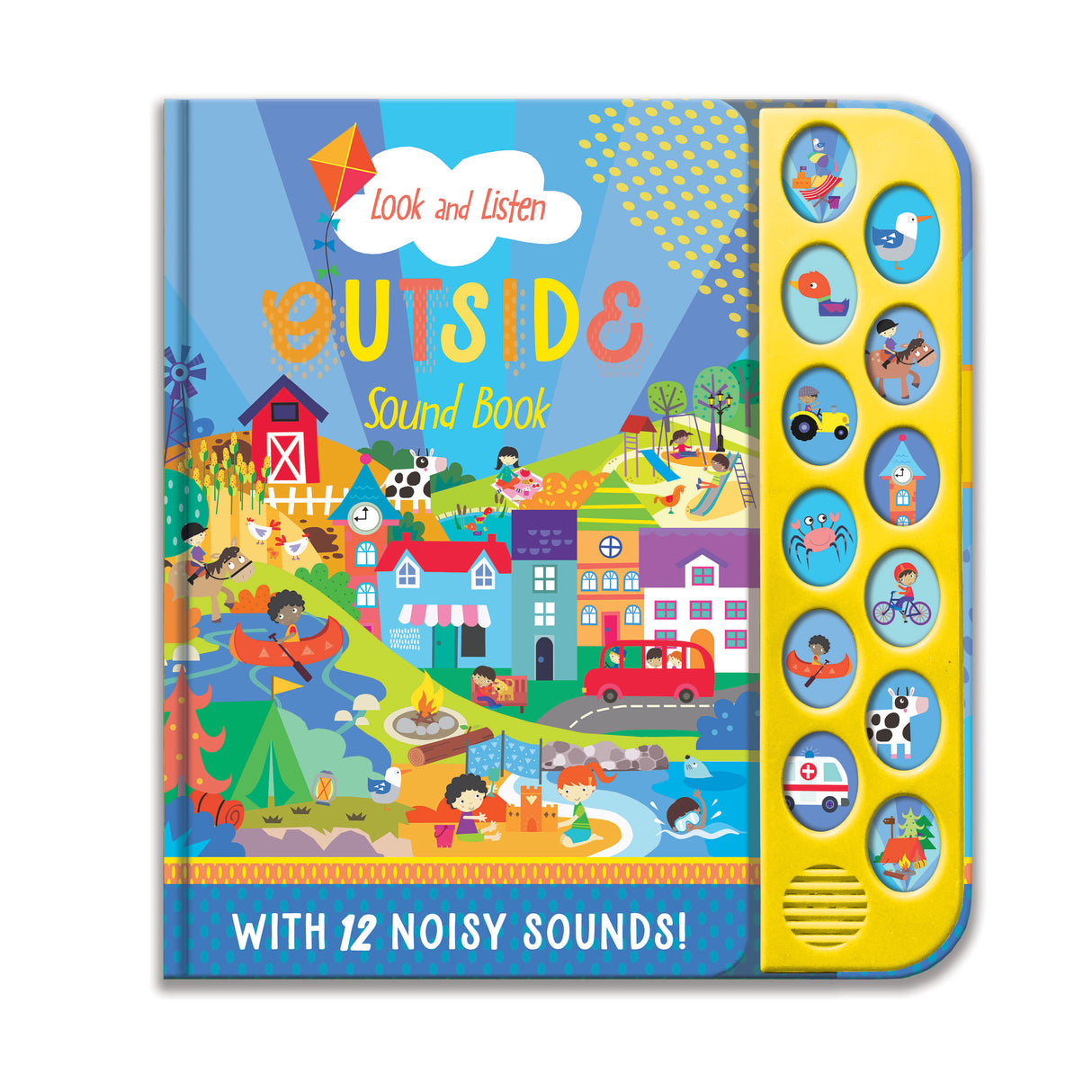 Look and Listen Outside - Children's 12 Button Sound Book