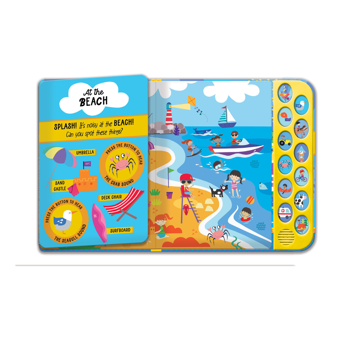 Look and Listen Outside - Children's 12 Button Sound Book