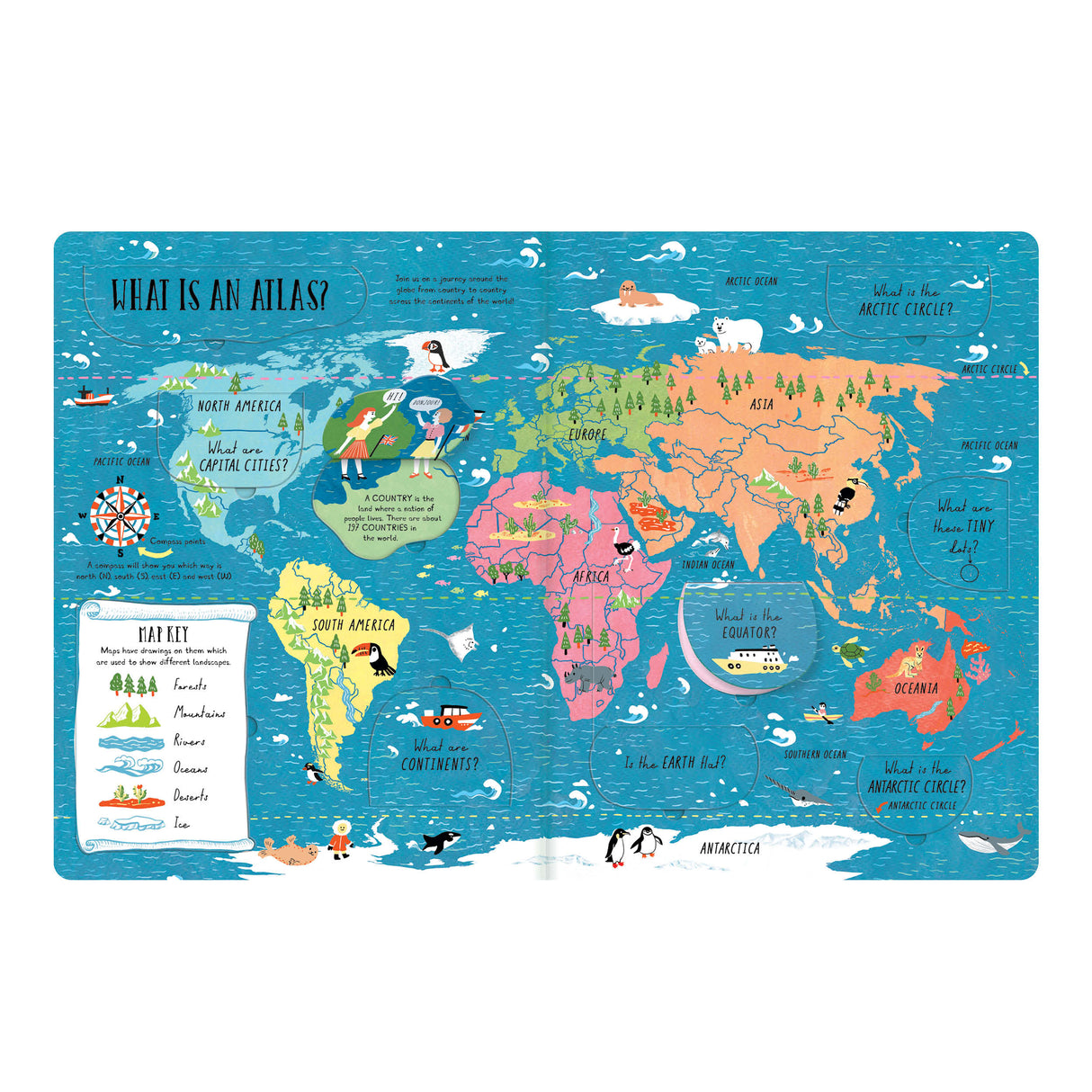 Children’s World Atlas – Lift-the-Flap Book