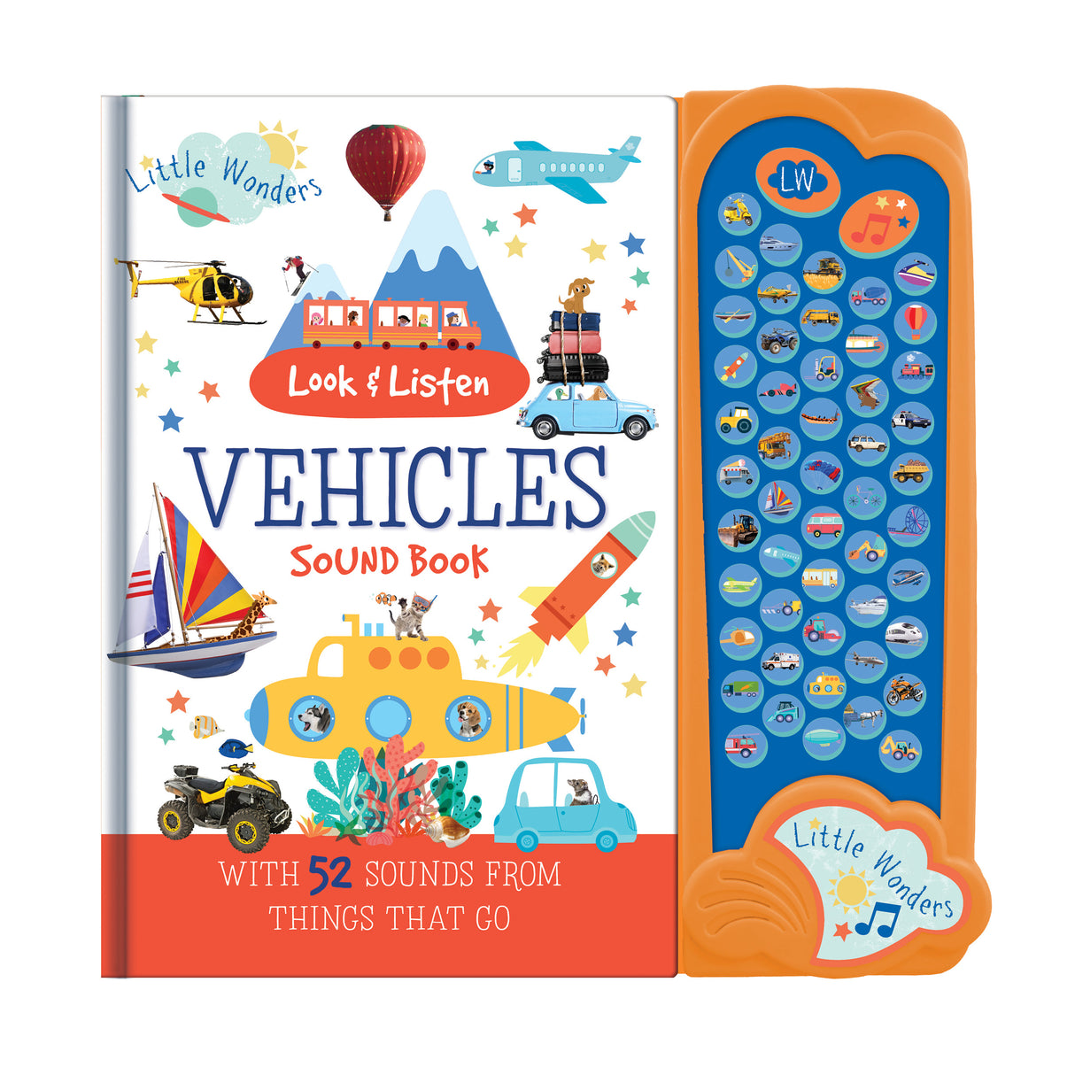 Look & Listen Vehicles Sound Book – 52 Sounds from Things That Go