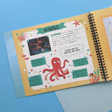 In The Ocean - Children’s Sticker By Number Activity Book
