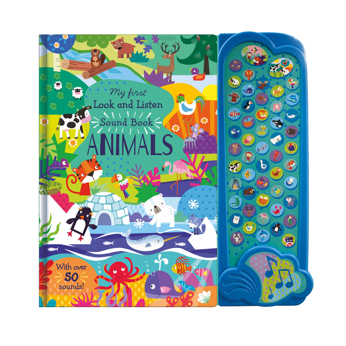 My First Look and Find Animals - Children's 50 Button Sound Book