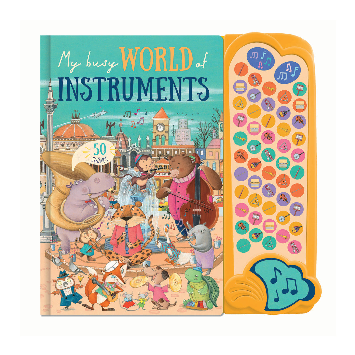 My Busy World Of Instruments - Children's 50 Button Sound Book