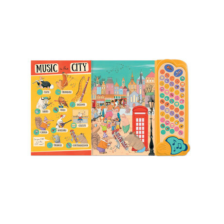 My Busy World Of Instruments - Children's 50 Button Sound Book