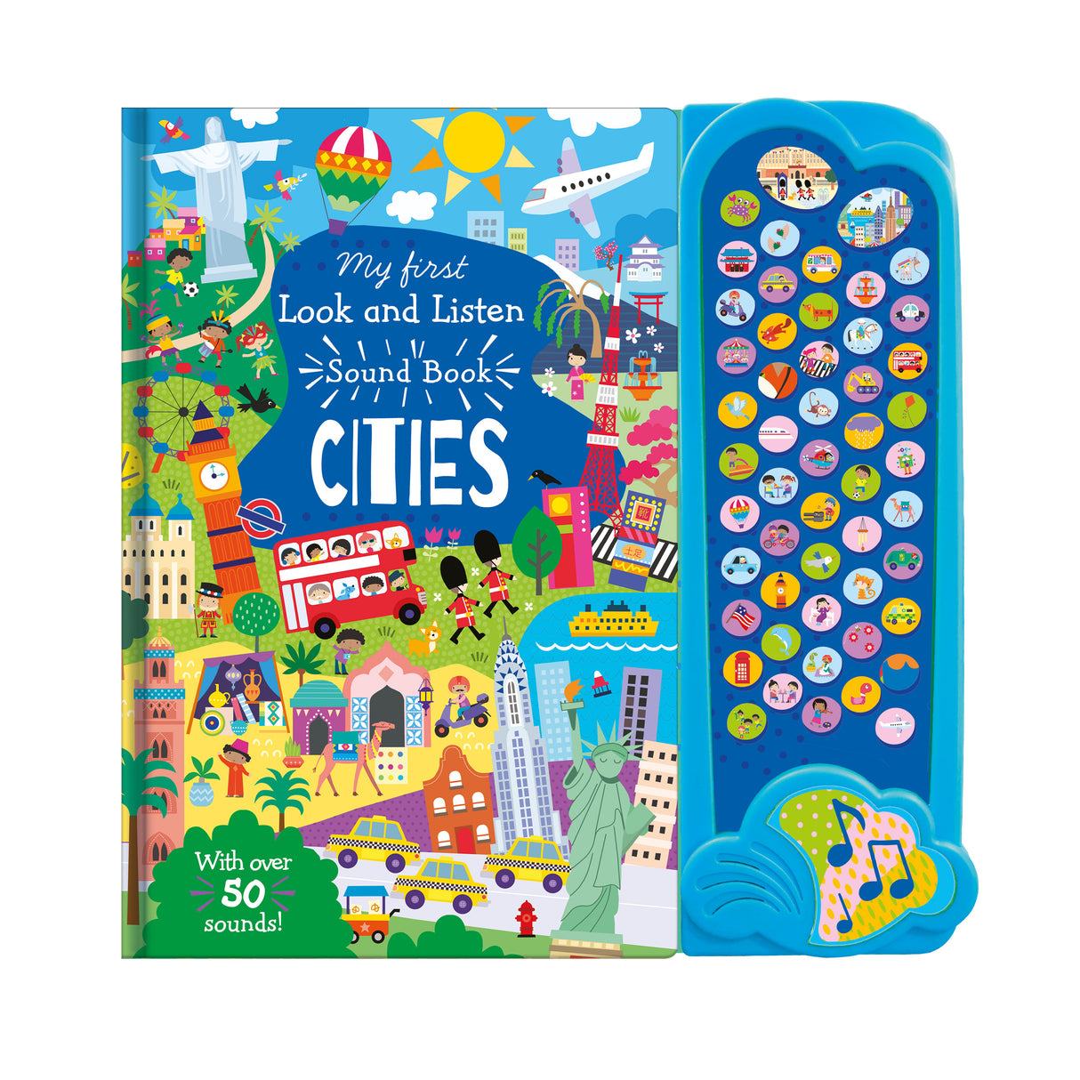 My First Look and Listen Cities – Children’s 50 Button Sound Book