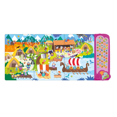 My First Look and Listen Long Ago – Children’s 50 Button Sound Book
