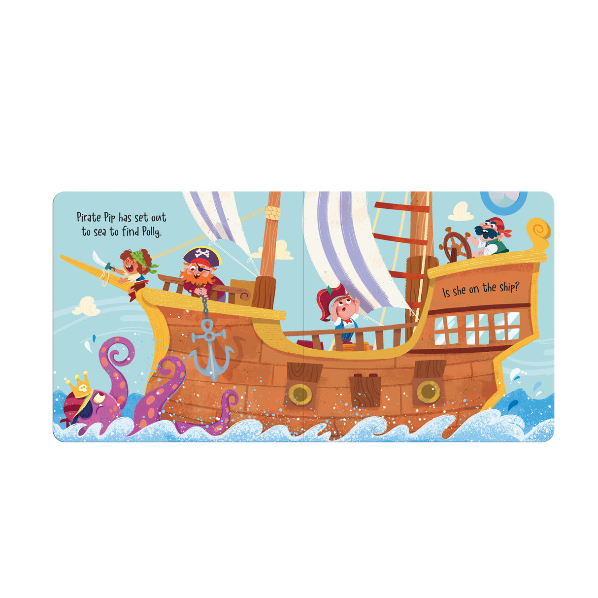 Where’s My Parrot? Children’s Giant Pull-Tab Adventure Book
