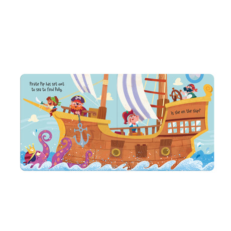 Where’s My Parrot? Children’s Giant Pull-Tab Adventure Book