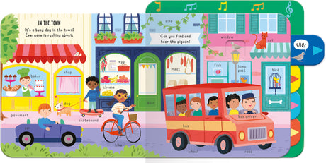 Out and About – Children’s Pull-Tab Sound Book
