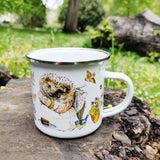 Mrs. Tiggy-Winkle Enamel Mug - Classic Beatrix Potter Design