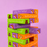 The Gruffalo Tumble Tower Game - Wooden Stacking Set With Dice