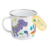 Dinosaurs Enamel Mug - Fun Prehistoric Design for Kids