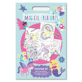 Magical Creatures Children's Colouring Set - Includes Crayons and Stickers