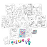 Magical Creatures Children's Art Activity Set - Includes Paints, Crayons and Stickers