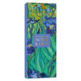 Van Gogh Irises Tall Notepad & List Set With Pencil