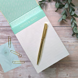 Peacock Feathers Flip Up Notepad