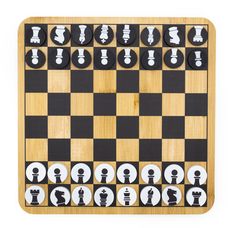 Bamboo Chess Set - Made Using Sustainable Materials