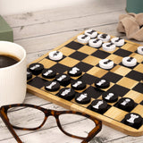 Bamboo Backgammon & Chess Double Set - Made Using Sustainable Materials