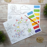 Dinosaurs Paint Palette Art Set - For Ages 3 to 8 Years - Just Add Water