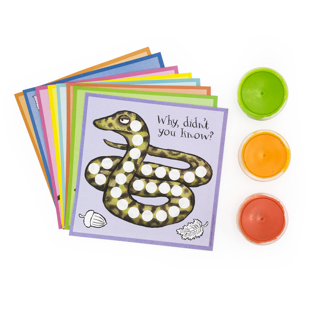The Gruffalo My First Fingerprint Art Kit – Toddler Craft Set with Paints & Colouring Sheets