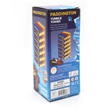 Paddington Tumble Tower Game – Wooden Block Stacking Game with Dice – Fun Family Activity Set