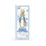 Peter Rabbit Tall Notepad and List Set with Pencil - Forest Picnic Design
