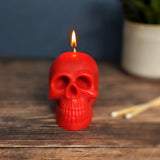 Scented Skull Soya Wax Candle - Halloween Candle