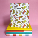 Journal Notebook - Cowboy Boots B5 Design