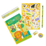 Jungle Animals Children’s Stationery Set with Stickers