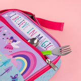 Children’s Magical Creatures Lunch Bag – Insulated Lunchbox with Side Pocket