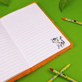 Jungle Animal Plush Notebook – Soft A5 Lined Journal for Kids