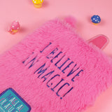 Magical Creature Plush Notebook – Soft A5 Lined Journal for Kids