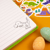 Dinosaur Plush Notebook – Soft A5 Lined Journal for Kids