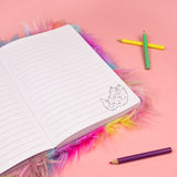 Scruffy Cat Plush Notebook – Soft A5 Lined Journal for Kids