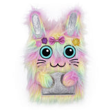 Scruffy Rabbit Plush Notebook – Soft Cover Journal for Kids