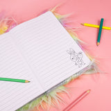 Scruffy Rabbit Plush Notebook – Soft Cover Journal for Kids