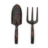 Orange Grove Fork and Trowel Garden Tool Set - William Morris Design