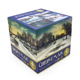 Christmas Scenes - Bumper 4 Puzzle Gift Pack - Festive British Christmas Jigsaws