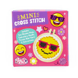 Make Your Own Mini Cross Stitch Kit - Smiley Shades