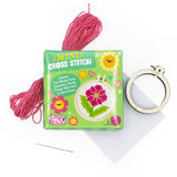 Make Your Own Mini Cross Stitch Kit - Flower