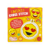 Make Your Own Mini Cross Stitch Kit - Smiley Hearts