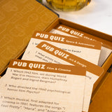 Pub Quiz Trivia Cards