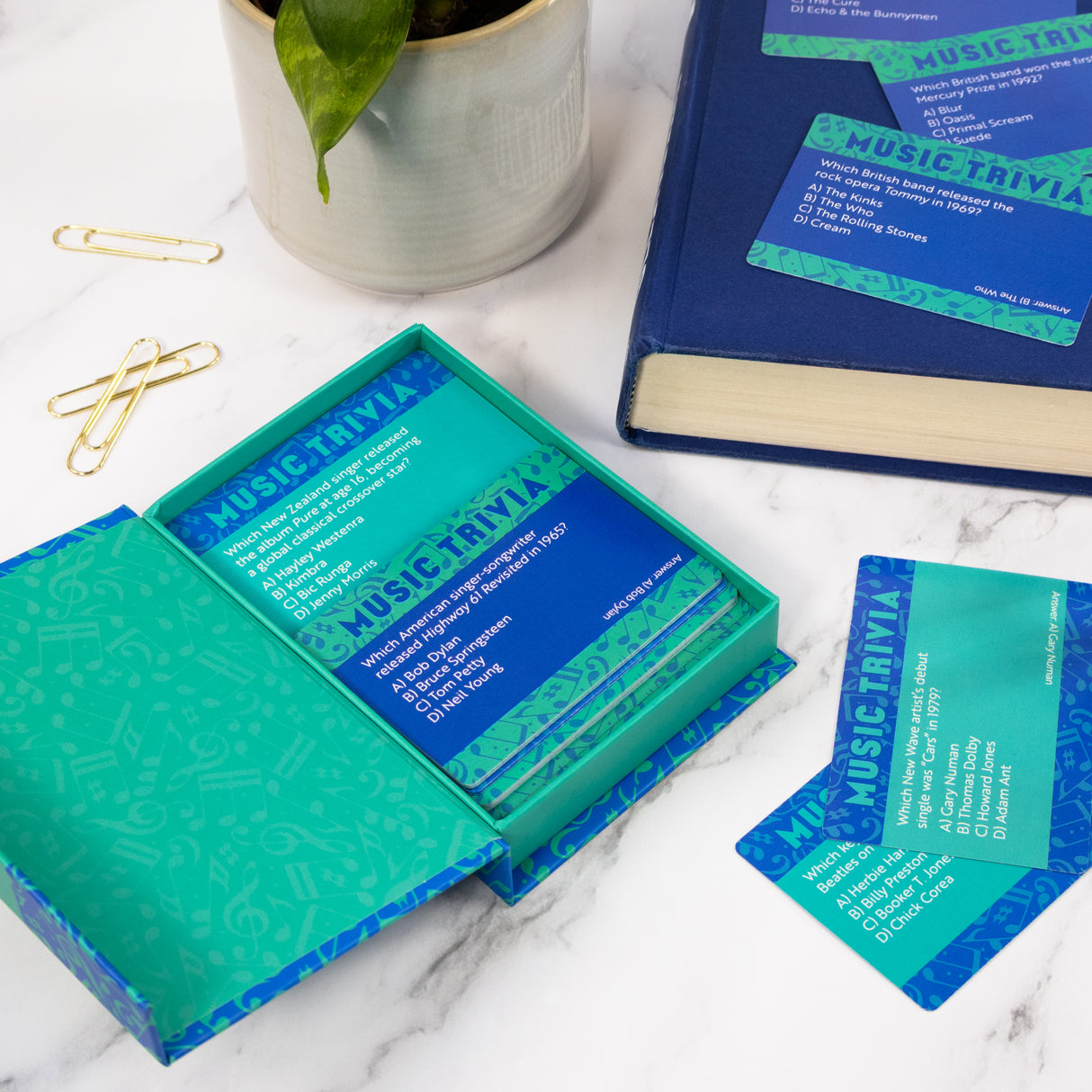 Music Trivia Cards