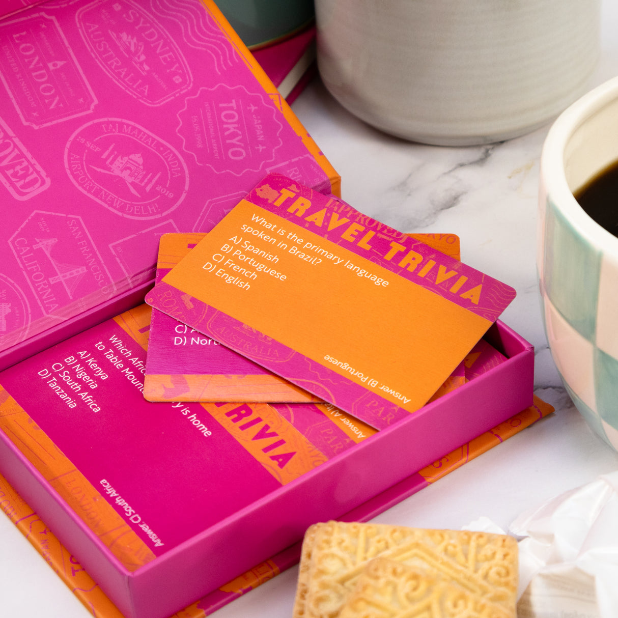 Travel Trivia Cards