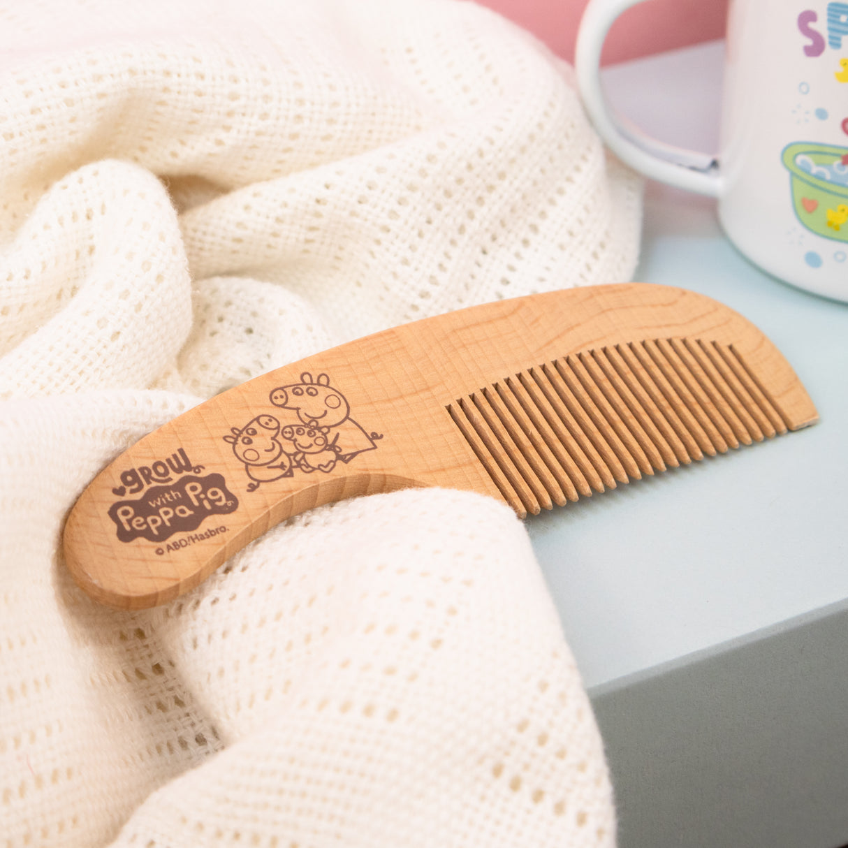 Peppa Pig Baby Brush, Comb & Enamel Mug Gift Set