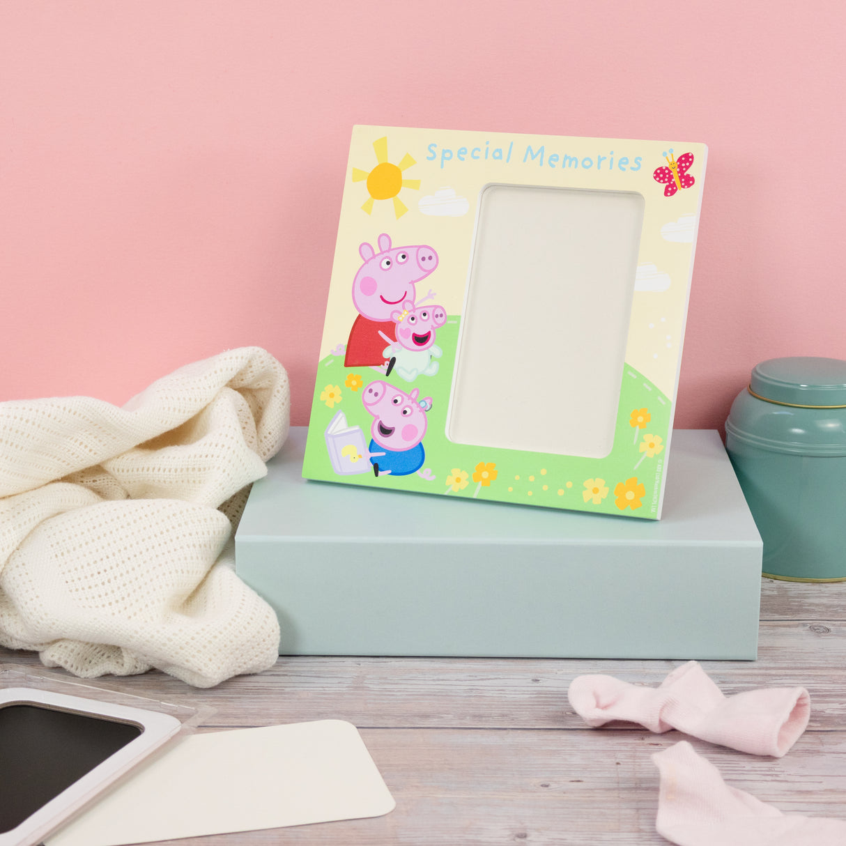 Peppa Pig Hand & Foot Print Kit - Baby Keepsake Frame