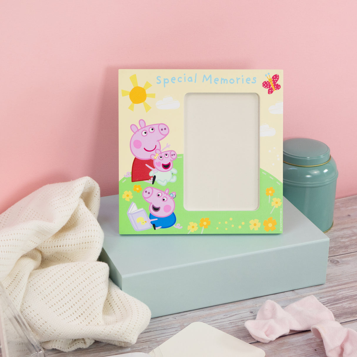 Peppa Pig Hand & Foot Print Kit - Baby Keepsake Frame