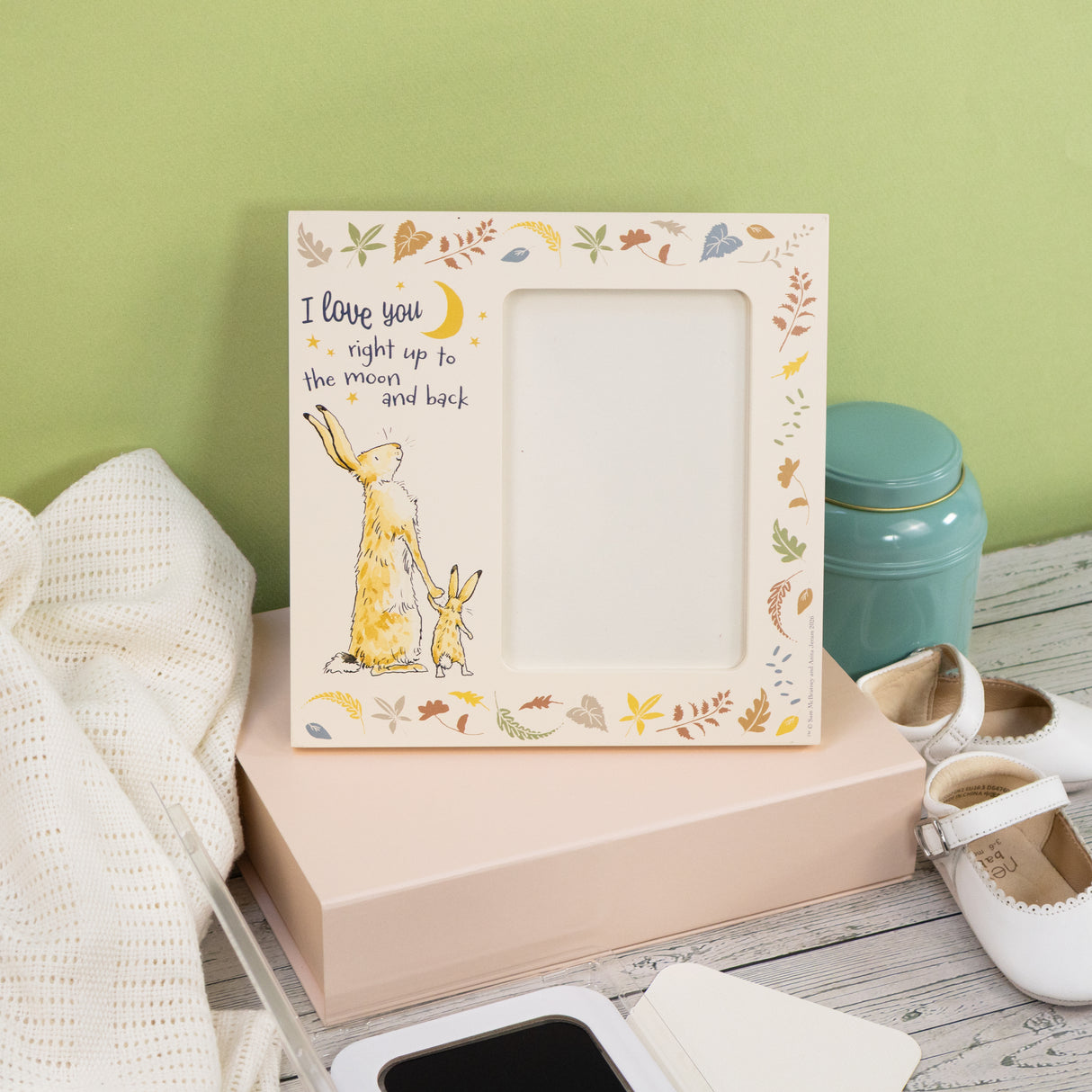 Guess How Much I Love You Hand & Foot Print Kit - Baby Keepsake Frame